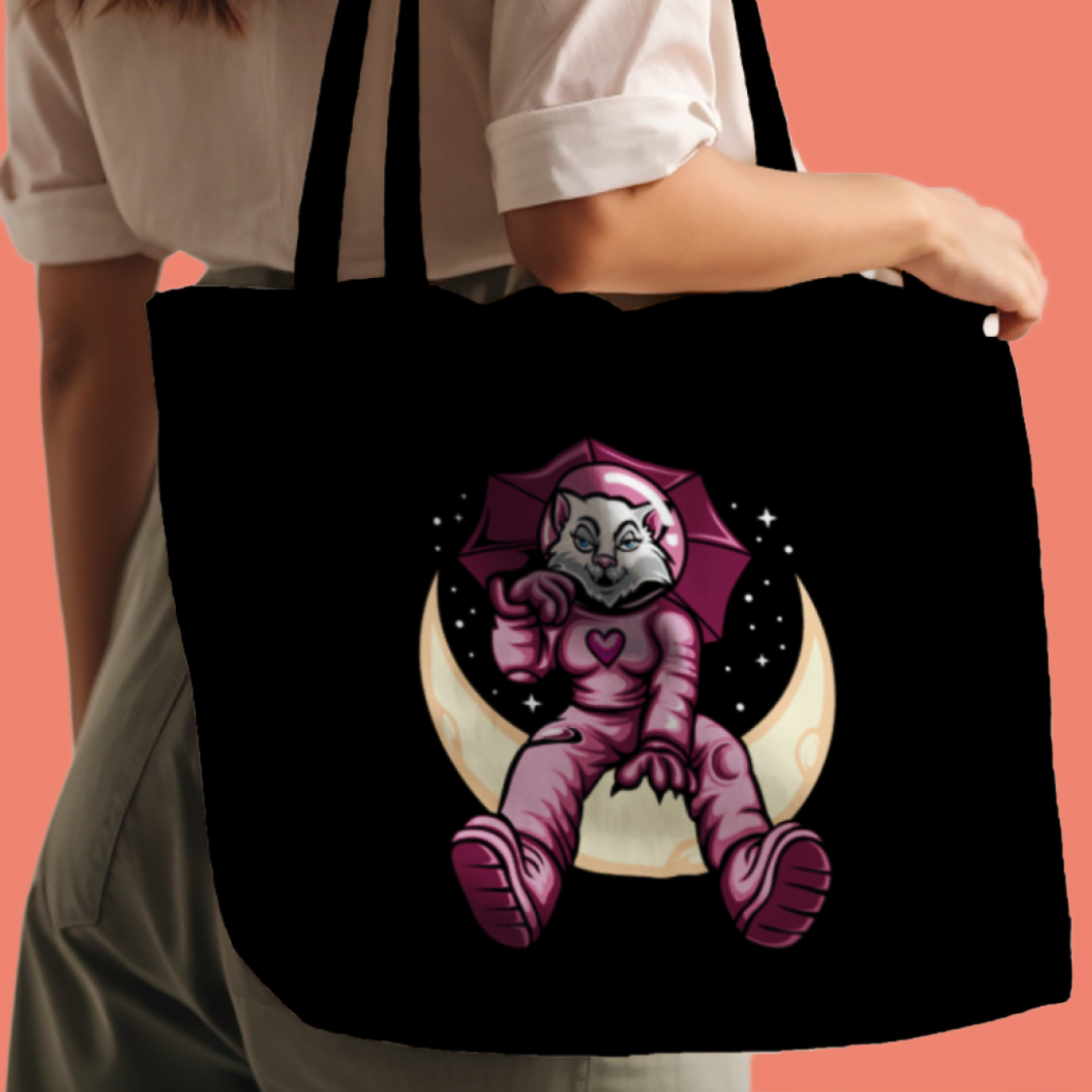 Cosmic Cat Astronaut DTF Transfer