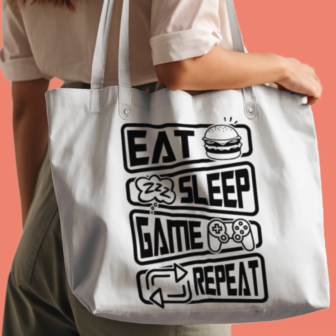 Eat Sleep Game Repeat DTF Transfer
