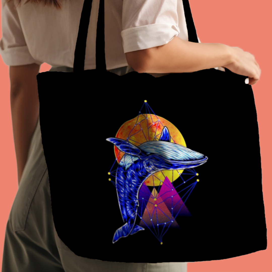 Cosmic Whale Geometry DTF Transfer
