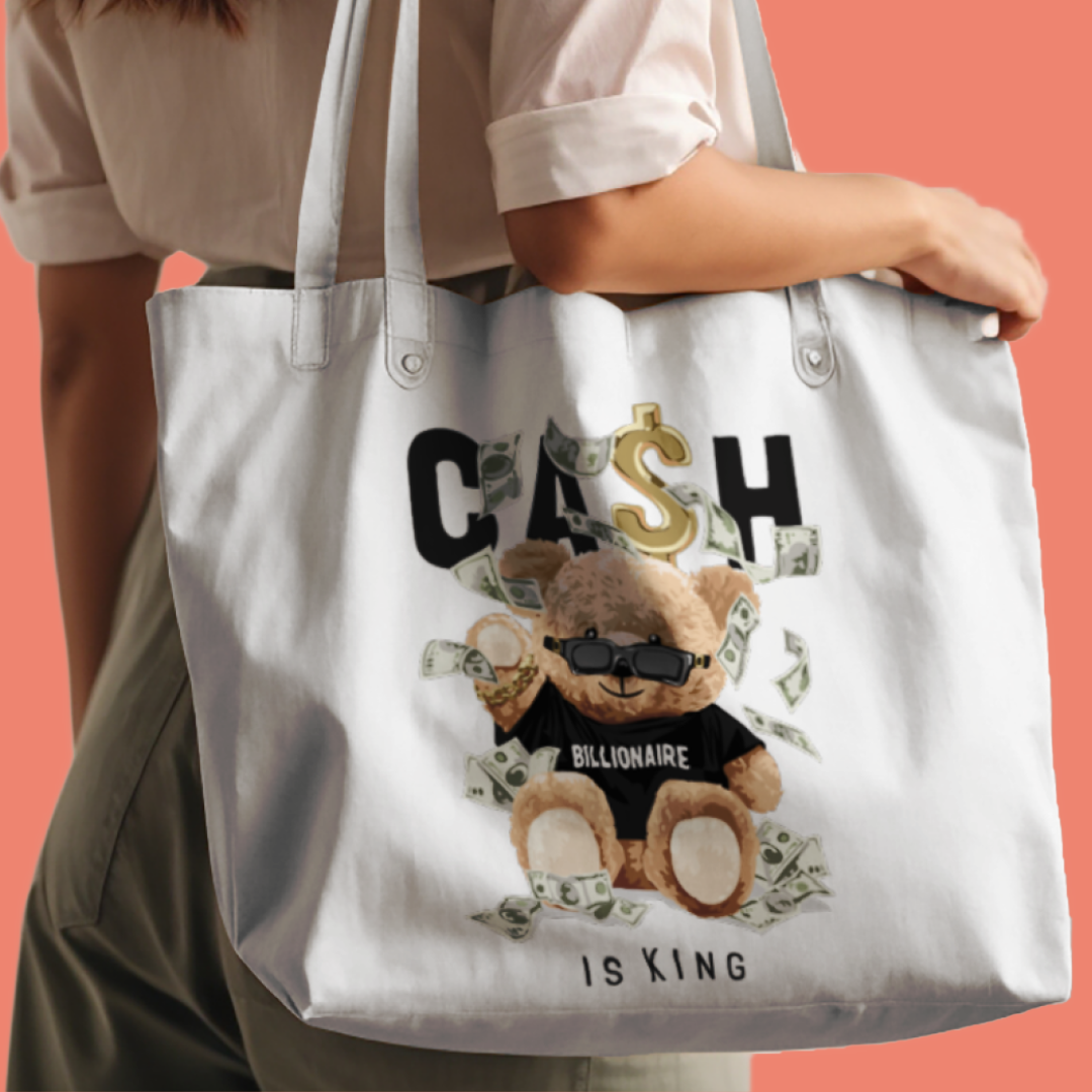 Cash is King Bear DTF Transfer