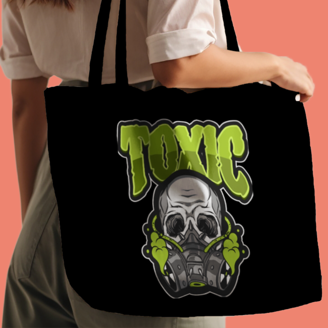 Toxic Mask Skull DTF Transfer