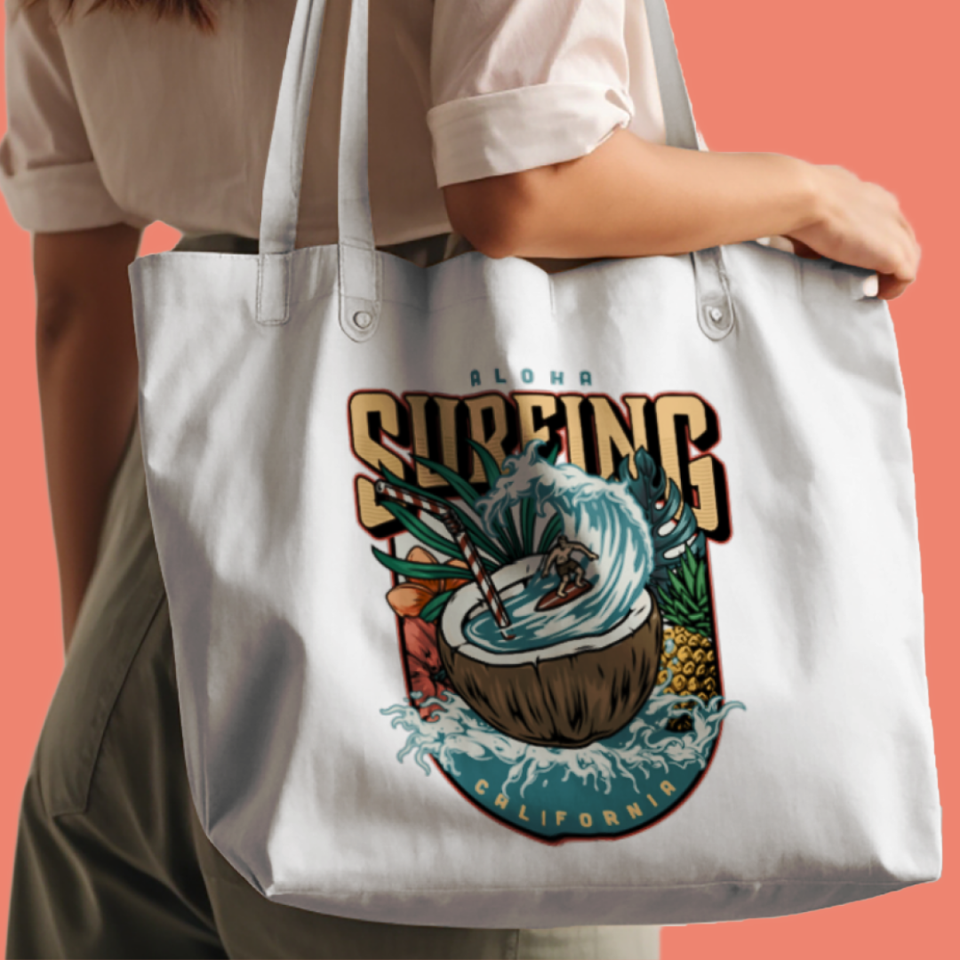 Aloha Surf Coconut DTF Transfer