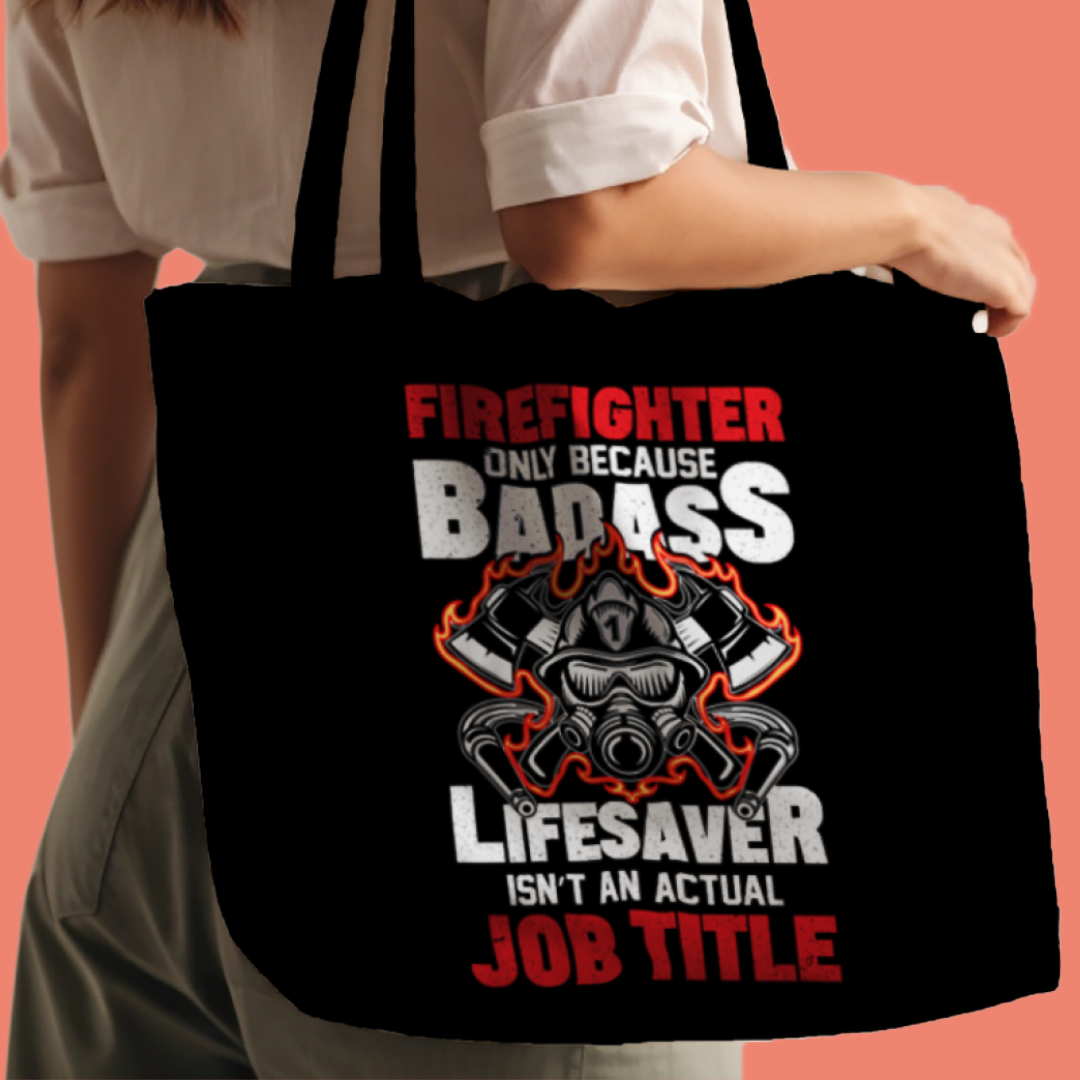 Firefighter Badass Lifesaver DTF Transfer