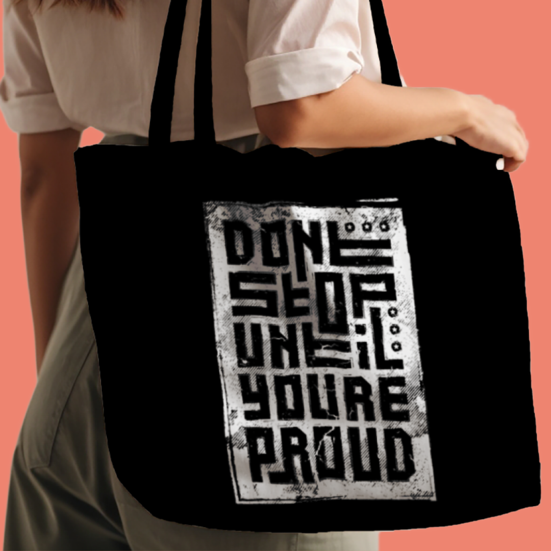 Don’t Stop Until Proud Typography DTF Transfer