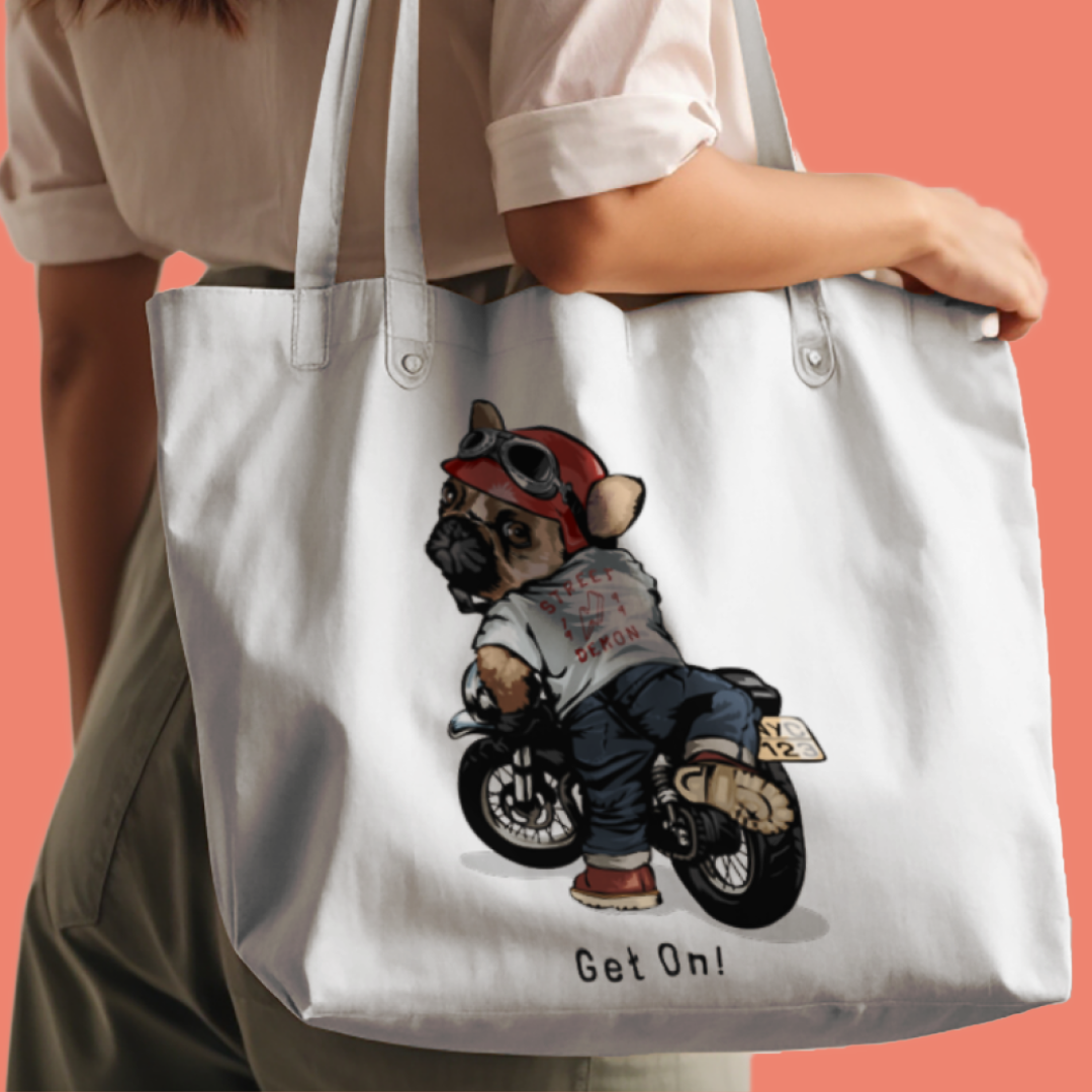 Street Demon Dog Rider DTF Transfer