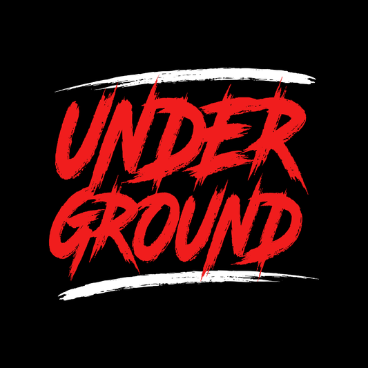 Underground Red Brush DTF Transfer