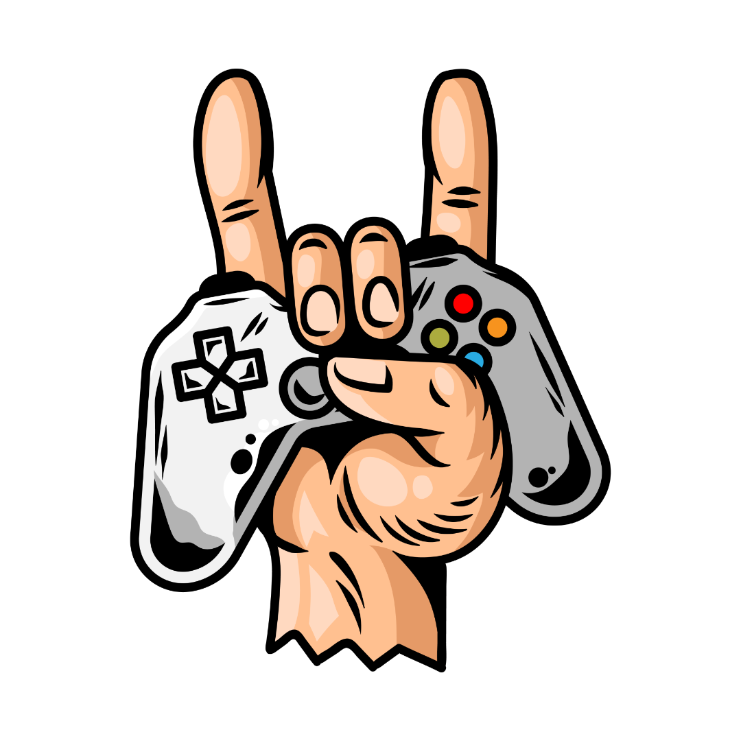 Gamer Rock Hand DTF Transfer