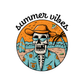 Summer Vibes Skeleton DTF Transfer