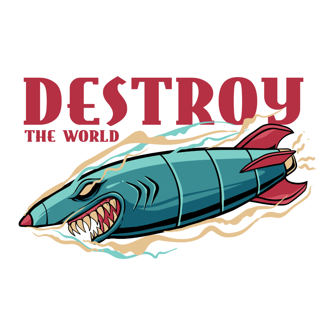 Destroy The World Missile DTF Transfer