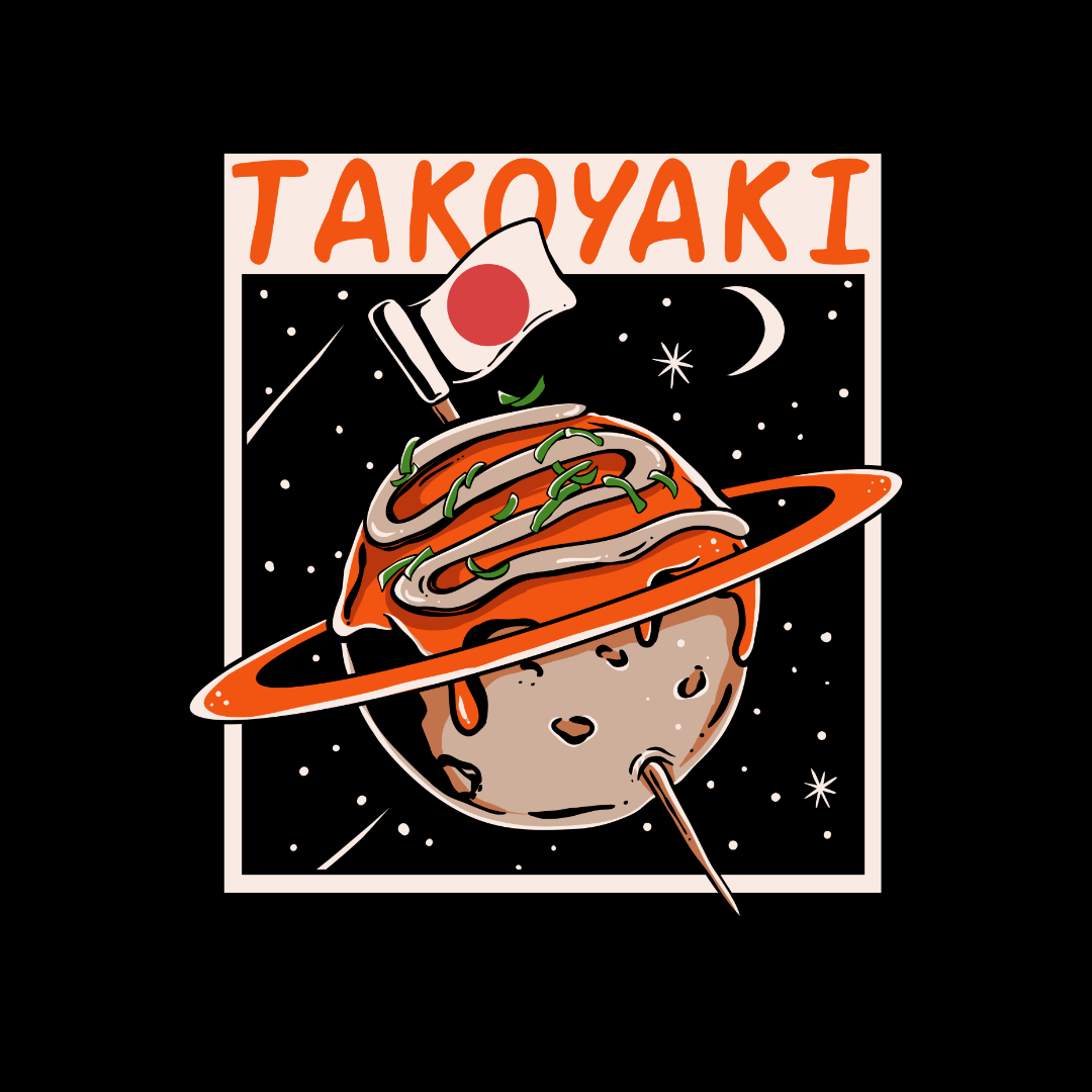 Takoyaki Planet DTF Transfer