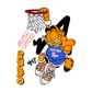 Garfield Slam Dunk DTF Transfer