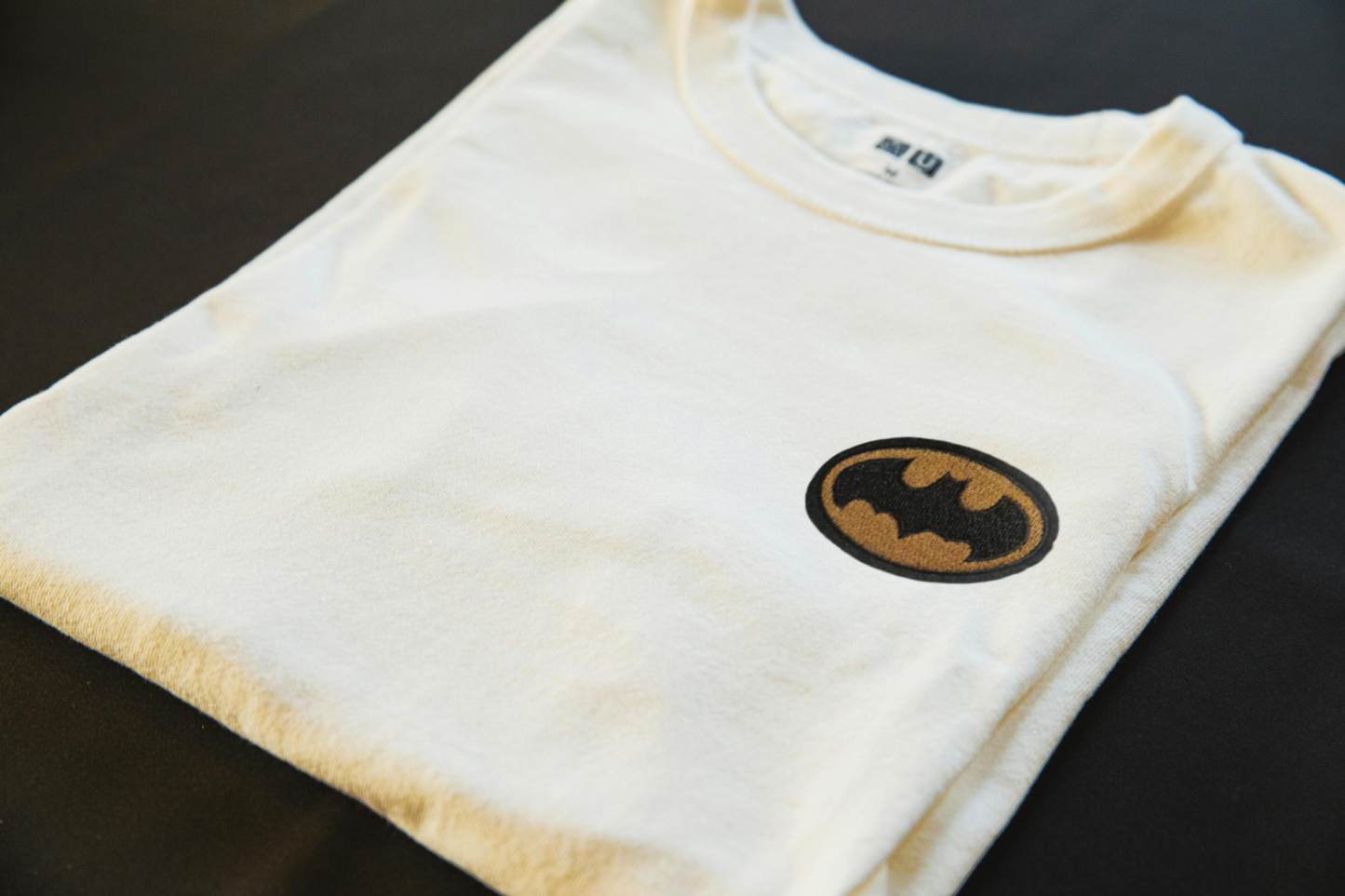 Bat Emblem iron-on embroidered patch - Patch-Up India - angle 2