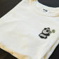 Cute Panda iron-on embroidered patch - Patch-Up India - angle 2