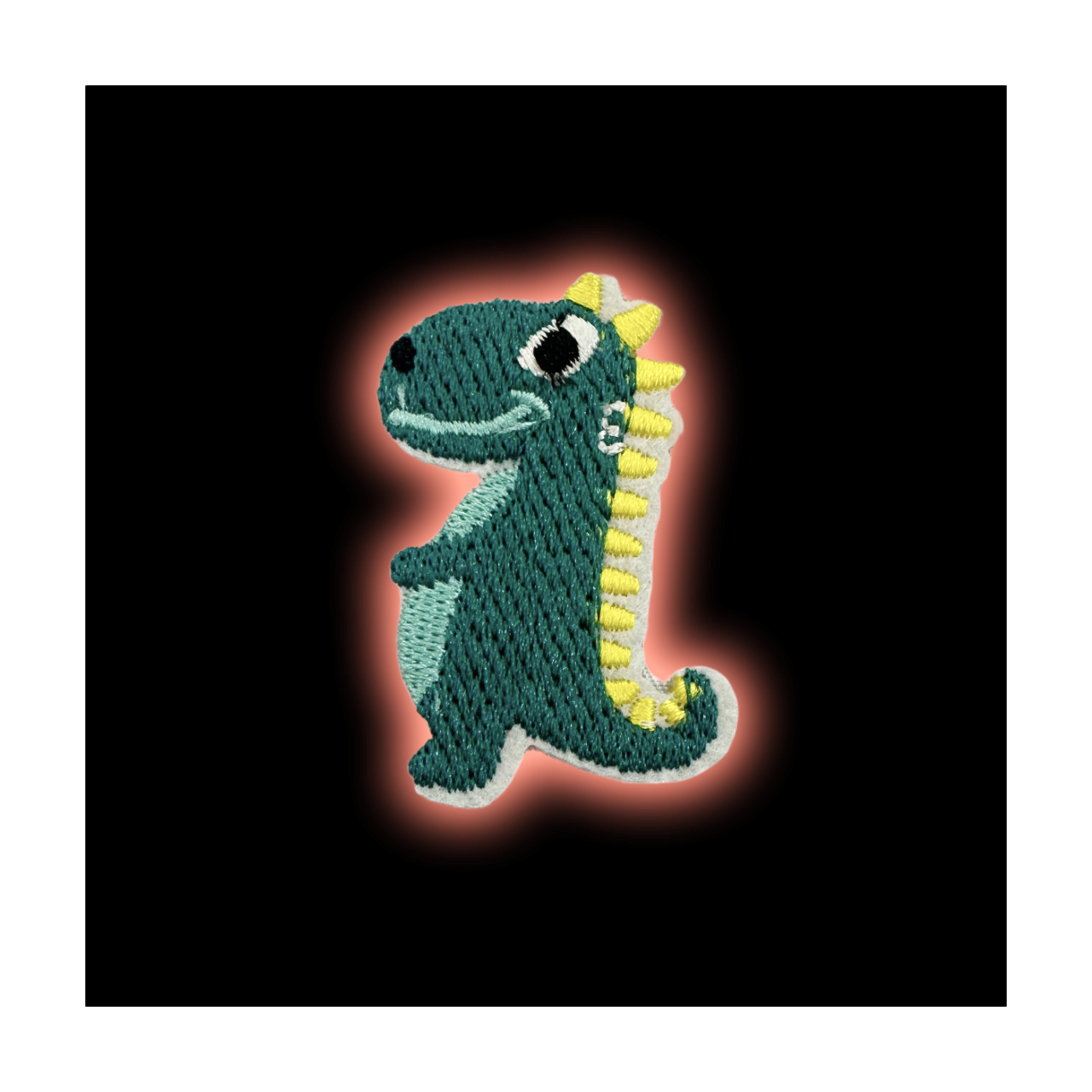 Dino Buddy iron-on embroidered patch - Patch-Up India