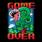 Game Over Pixel Plant DTF Transfer