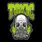 Toxic Mask Skull DTF Transfer