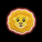 Happy Lion iron-on embroidered patch - Patch-Up India