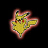 Pikachu iron-on embroidered patch - Patch-Up India
