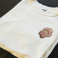 Pink Paw Plush iron-on embroidered patch - Patch-Up India - angle 2