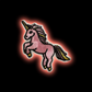 Pink Unicorn iron-on embroidered patch - Patch-Up India