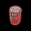 Popcorn Iron-On Patch | Movie Nights