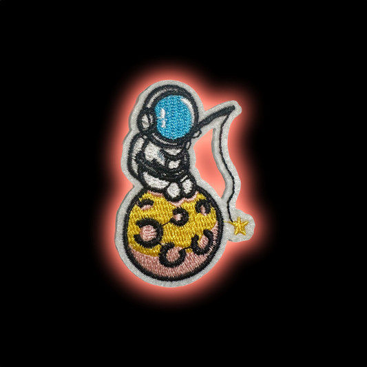 Space Explorer iron-on embroidered patch - Patch-Up India