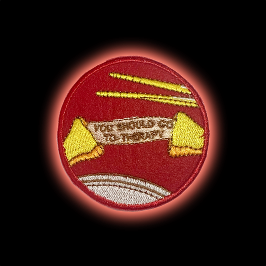 Therapy Fortune iron-on embroidered patch - Patch-Up India